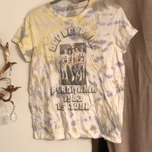Def Leppard Tie dye band tee